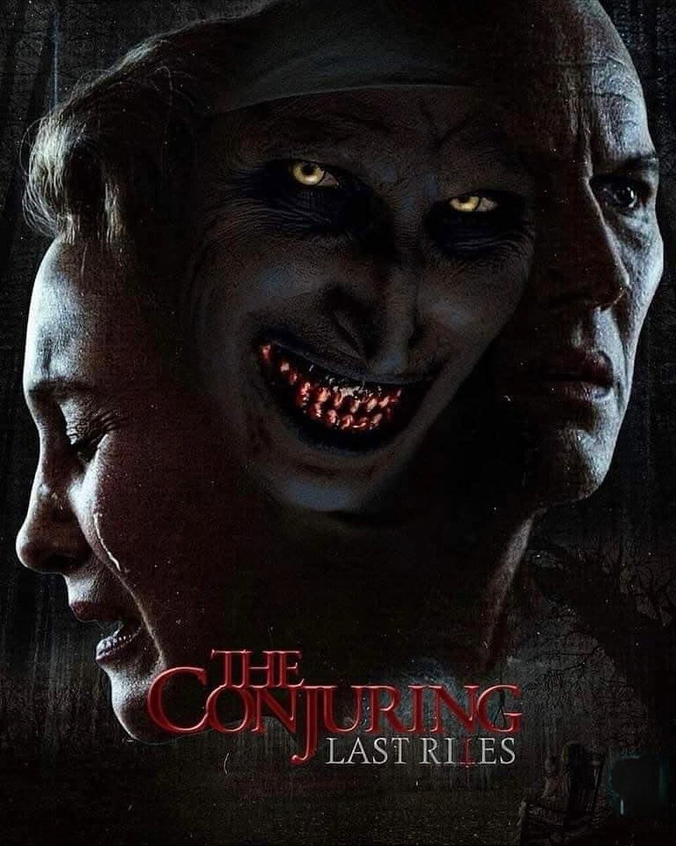 The Conjuring 4 Last Rites Horror Movie 2025 Poster with Patrick Wilson and Vera Farmiga