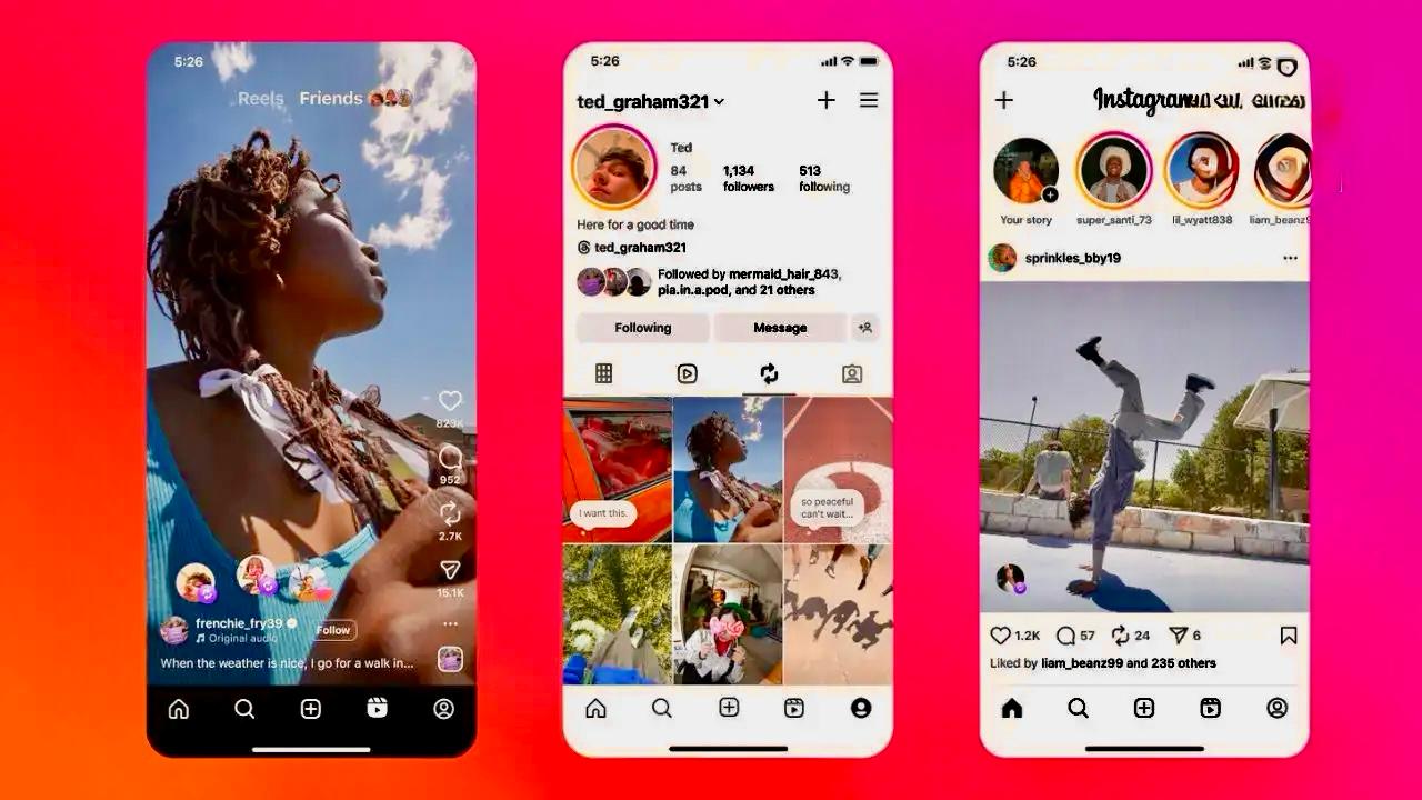Instagram Repost Feature Interface on Mobile Screen – New Update 2025