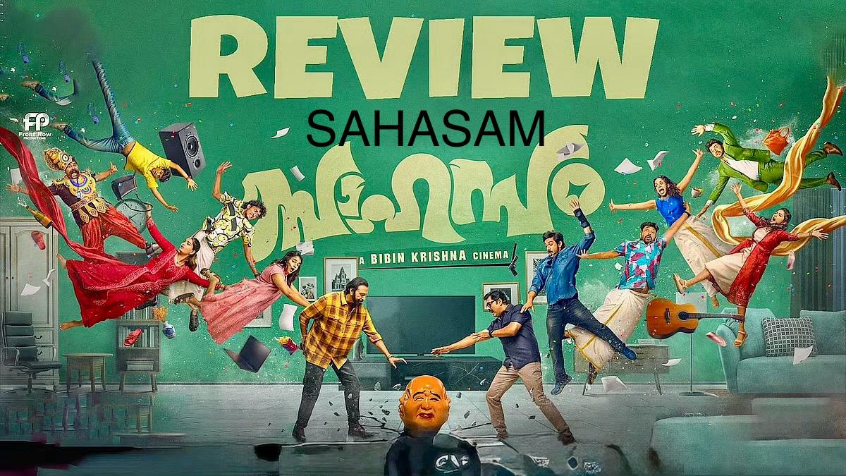 Sahasam Malayalam movie still with Babu Antony and cast during Onam season scene from Eth Mood song