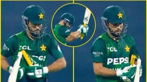 Pakistani cricketer live match shameful act viral video coach angry