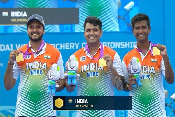 India Archery Team Wins First-Ever Gold at World Championships