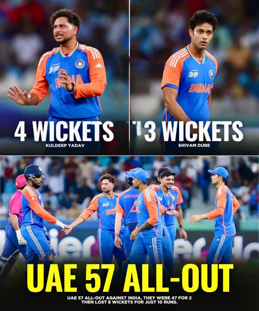 India vs UAE Asia Cup 2025 cricket highlights, Virat Kohli batting, Rohit Sharma opening, Jasprit Bumrah bowling