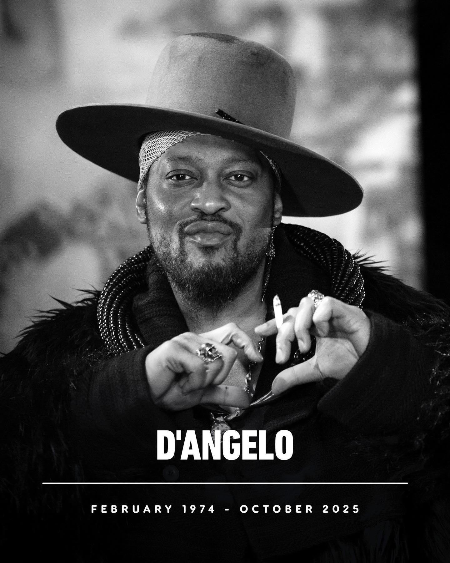 D’Angelo performing live on stage during his concert - Grammy-winning R&B singer dies at 51