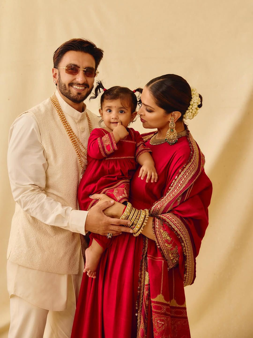 Deepika Padukone and Ranveer Singh reveal daughter Dua’s face on Diwali 2025