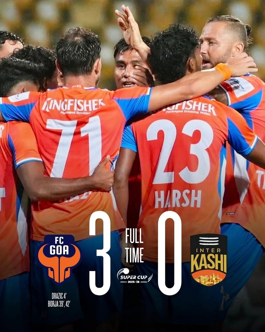 FC Goa beats Inter Kashi 3–0 to reach Super Cup 2025 semi-finals
