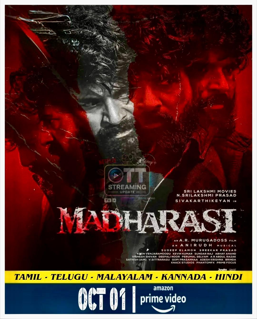 Madharaasi OTT Release Date 2025, Film Online Streaming Platform